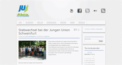 Desktop Screenshot of ju-schweinfurt.de